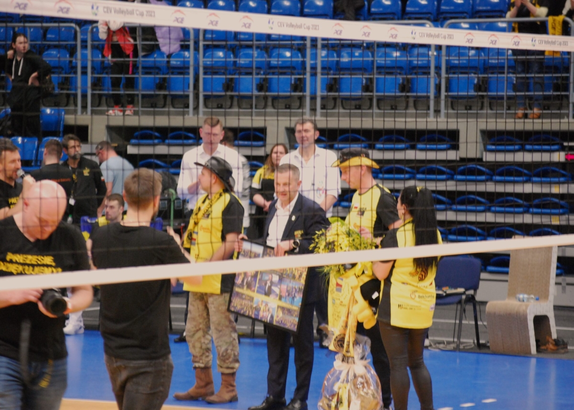Półfinał Pucharu CEV 2022/23: PGE Skra Bełchatów – Valsa Group Modena 2:3. W finale zagrają Włosi [ZDJĘCIA]