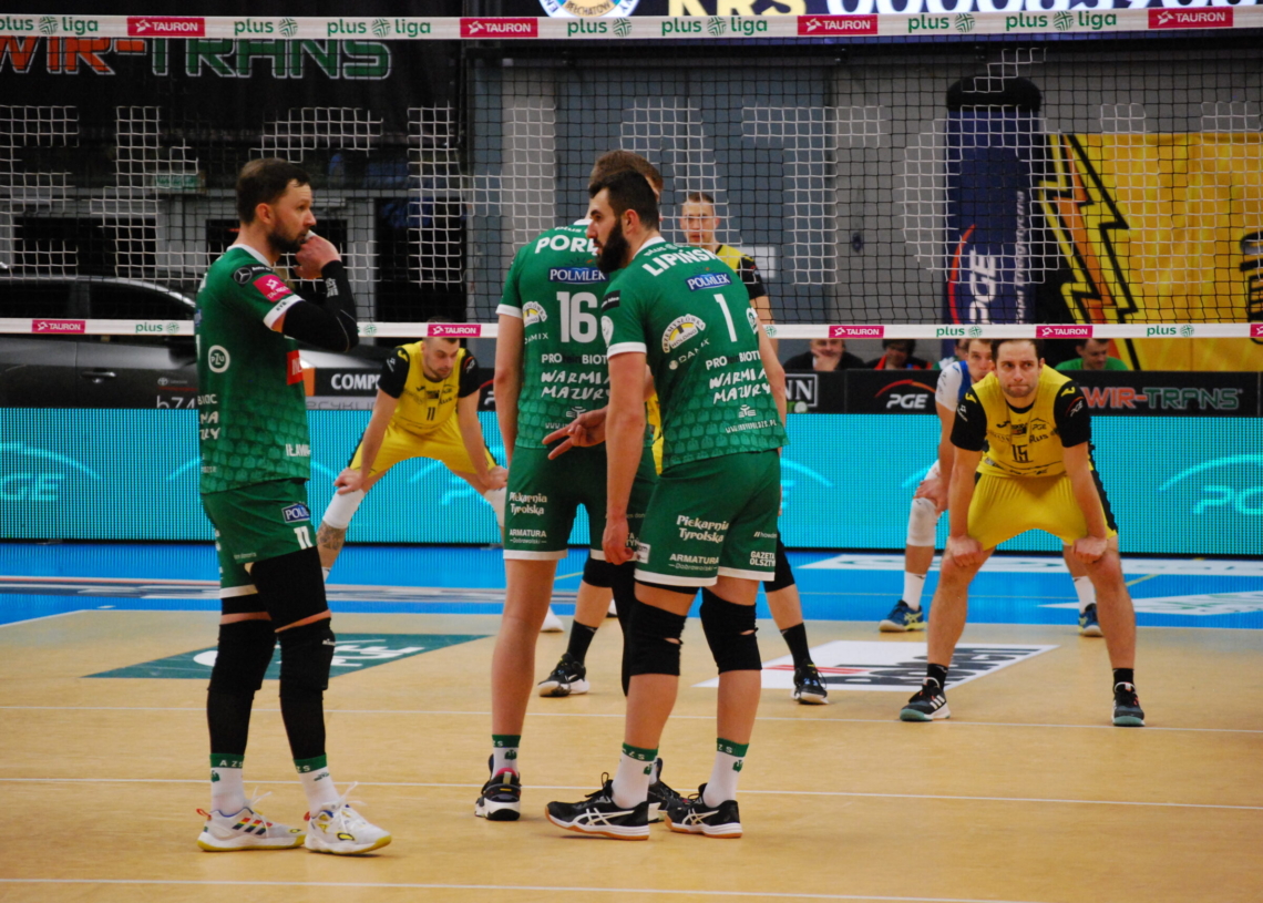 PGE Skra Bełchatów przegrała 0:3 z Indykpolem AZS-em Olsztyn i nie zagra w play-offach