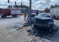 Wypadek na DK91 w Rzgowie