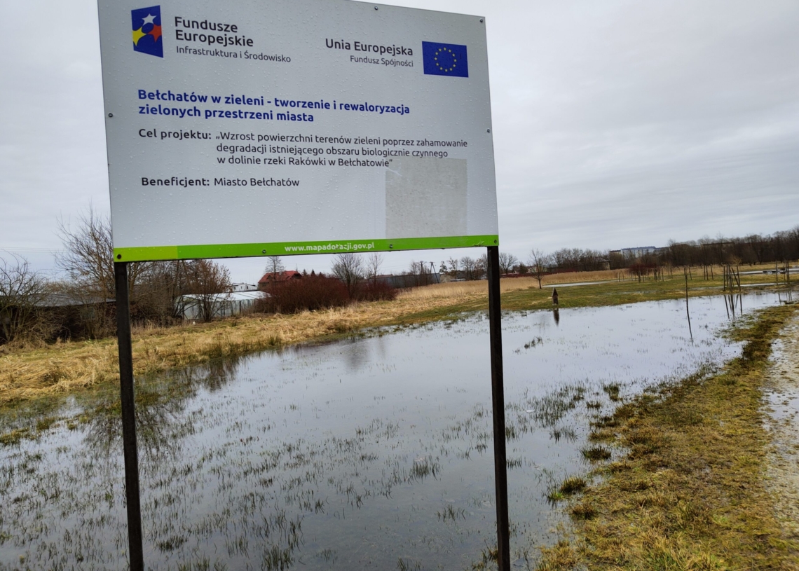 Plenerowa siłownia w Bełchatowie ponownie zalana