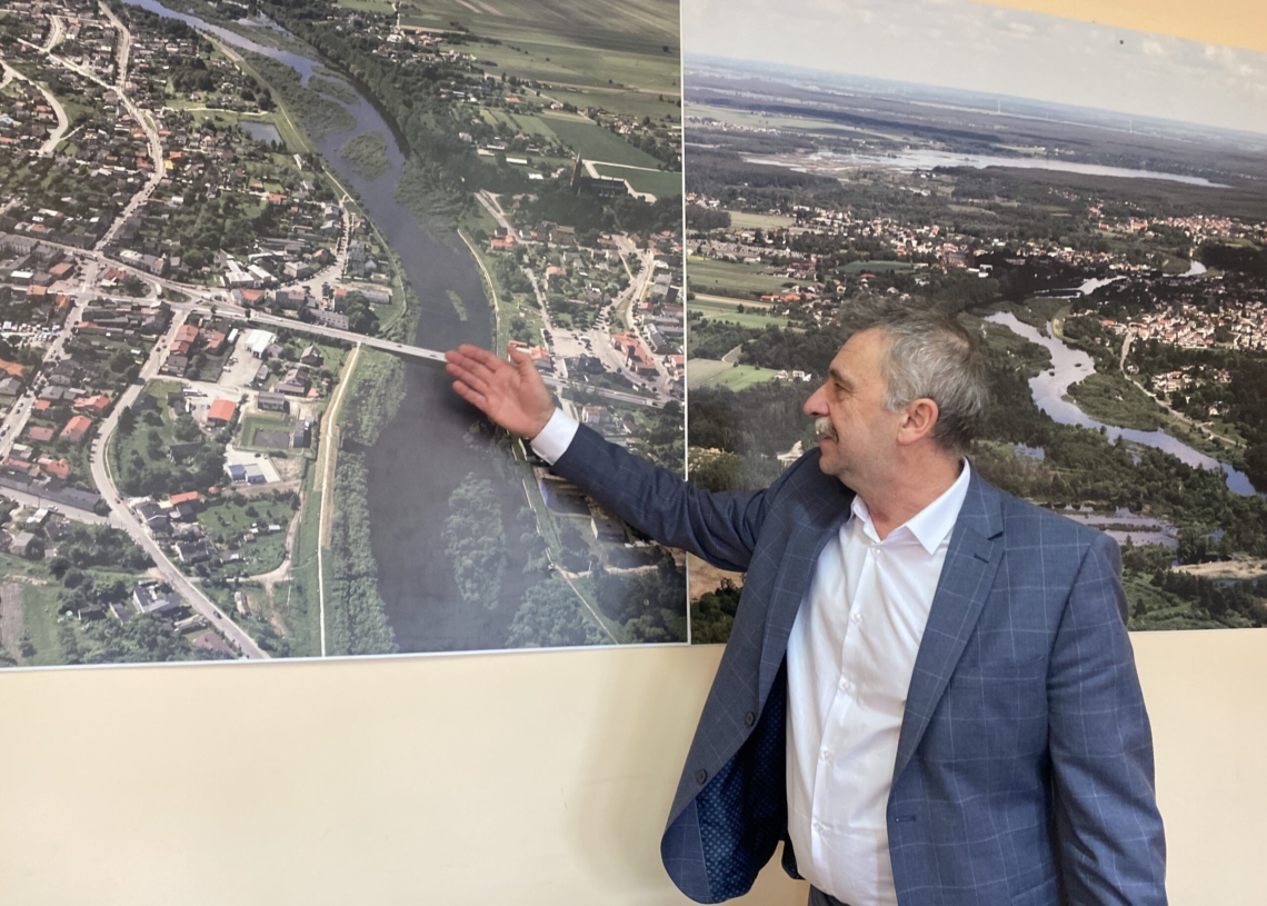 Przebudowa mostu w Sulejowie