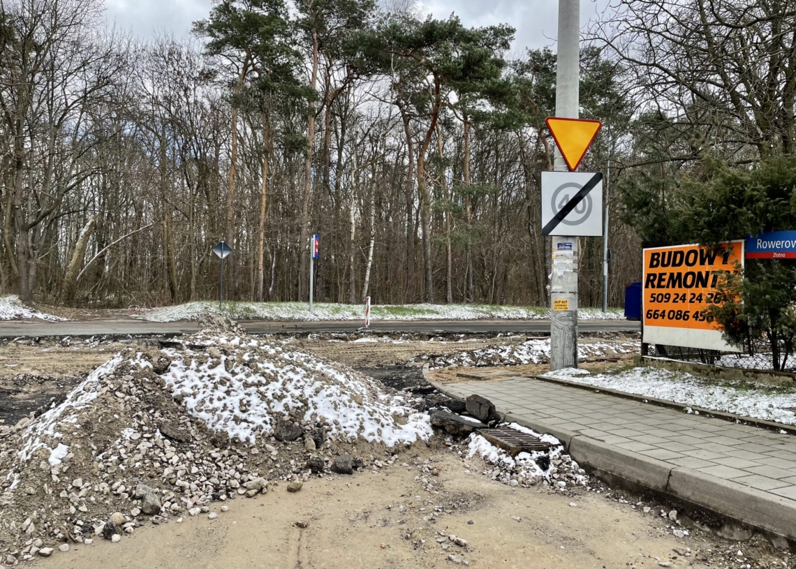 Remont Krakowskiej trwa od 22 dni. Zaawansowane prace rozbiórkowe między Cyganką a Biegunową [ZDJĘCIA + WIDEO]