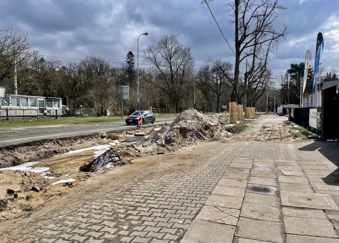 Remont Krakowskiej trwa od 22 dni. Zaawansowane prace rozbiórkowe między Cyganką a Biegunową [ZDJĘCIA + WIDEO]