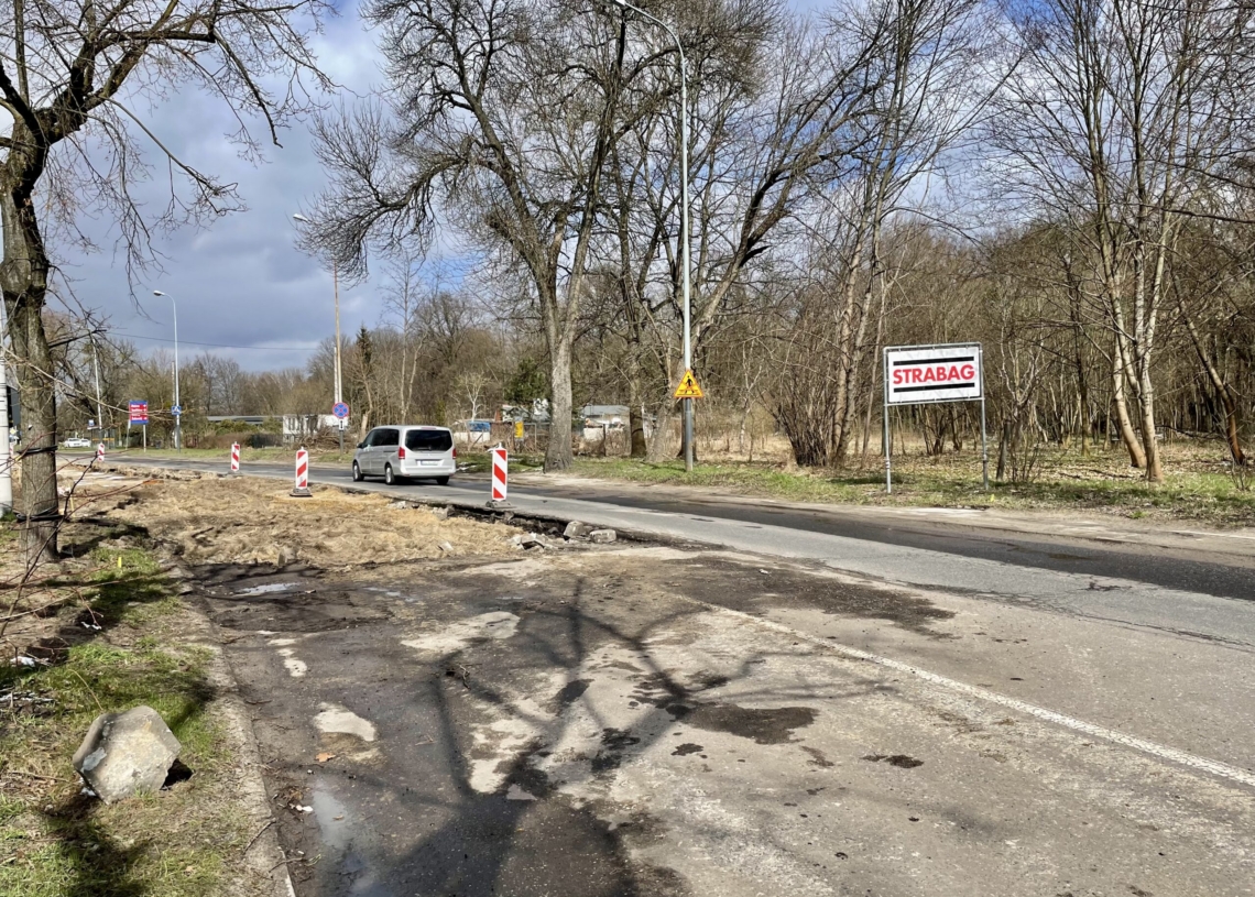 Remont Krakowskiej trwa od 22 dni. Zaawansowane prace rozbiórkowe między Cyganką a Biegunową [ZDJĘCIA + WIDEO]