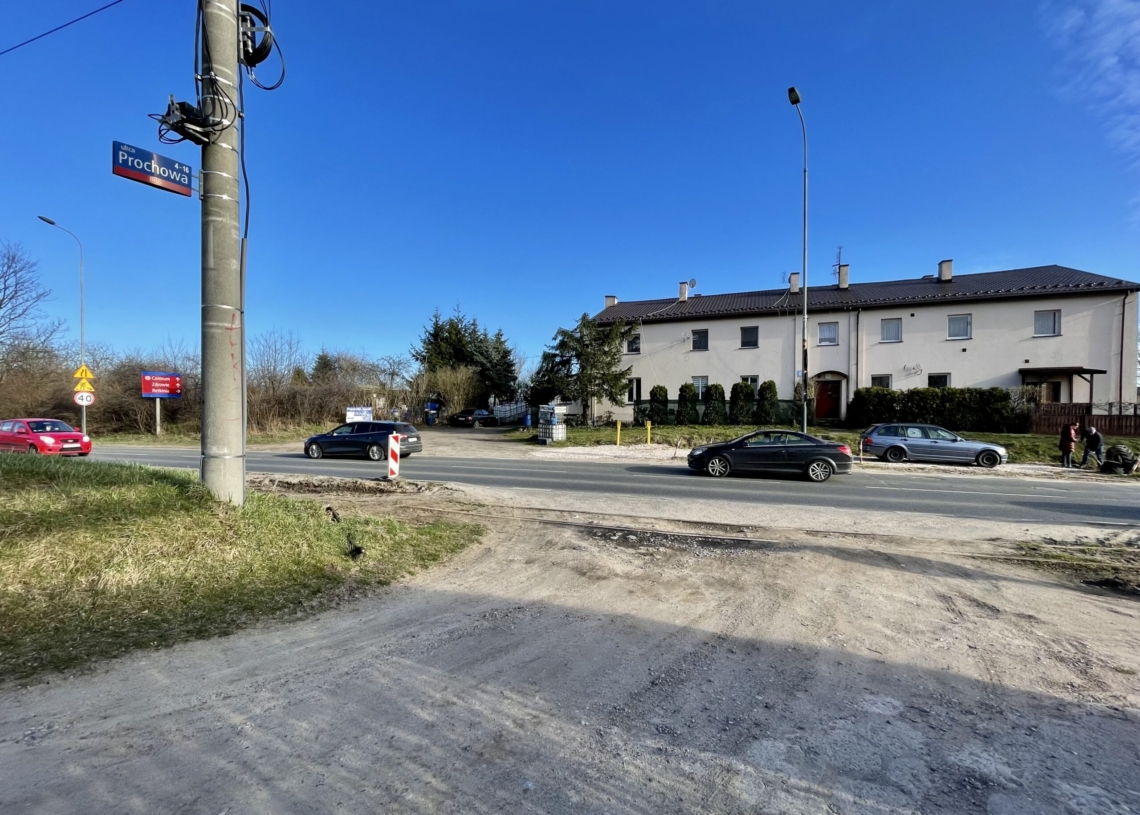 Modernizacja trasy tramwajowej do Konstantynowa. Dzisiaj mają zostać wznowione prace na konstantynowskim odcinku [ZDJĘCIA + WIDEO]