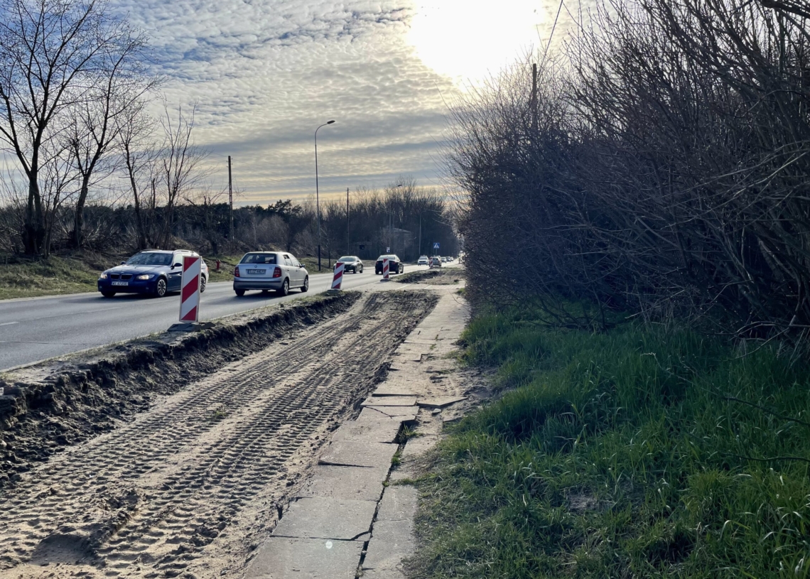 Modernizacja trasy tramwajowej do Konstantynowa. Dzisiaj mają zostać wznowione prace na konstantynowskim odcinku [ZDJĘCIA + WIDEO]