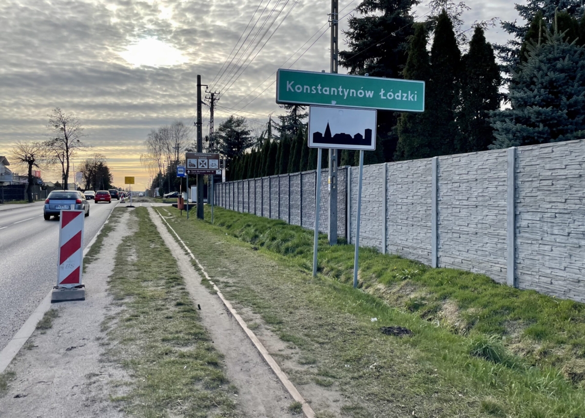 Modernizacja trasy tramwajowej do Konstantynowa. Dzisiaj mają zostać wznowione prace na konstantynowskim odcinku [ZDJĘCIA + WIDEO]