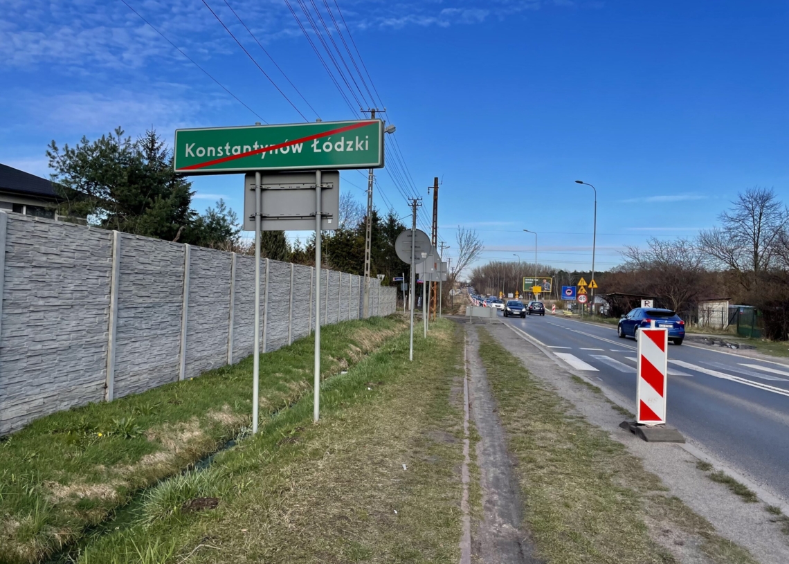 Modernizacja trasy tramwajowej do Konstantynowa. Dzisiaj mają zostać wznowione prace na konstantynowskim odcinku [ZDJĘCIA + WIDEO]