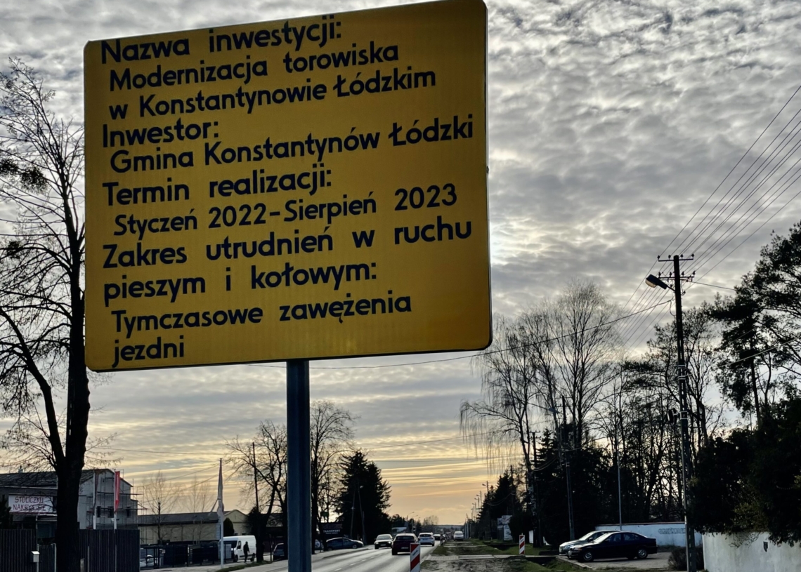 Modernizacja trasy tramwajowej do Konstantynowa. Dzisiaj mają zostać wznowione prace na konstantynowskim odcinku [ZDJĘCIA + WIDEO]