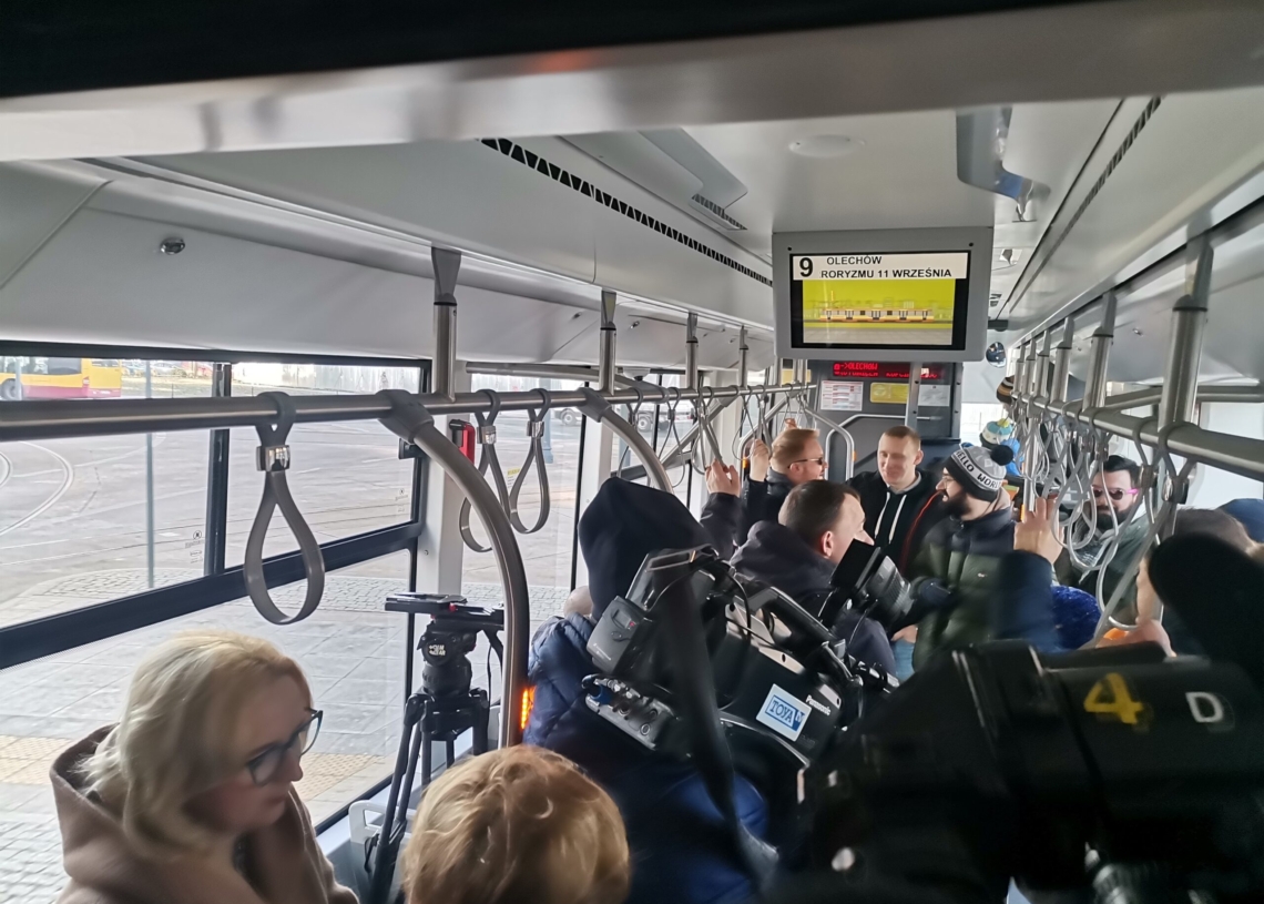 Na łódzkie tory wyjechały dzisiaj dwa tramwaje – Moderusy Gamma