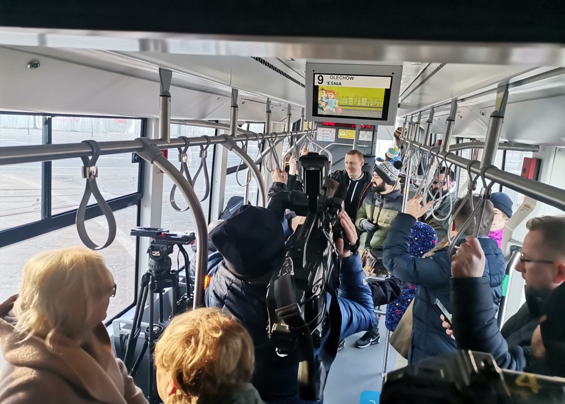 Na łódzkie tory wyjechały dzisiaj dwa tramwaje – Moderusy Gamma
