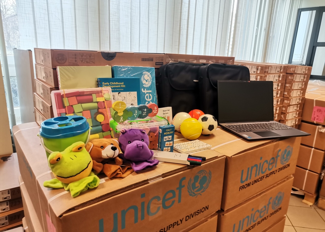 Dary z UNICEF-u trafiły do Łodzi