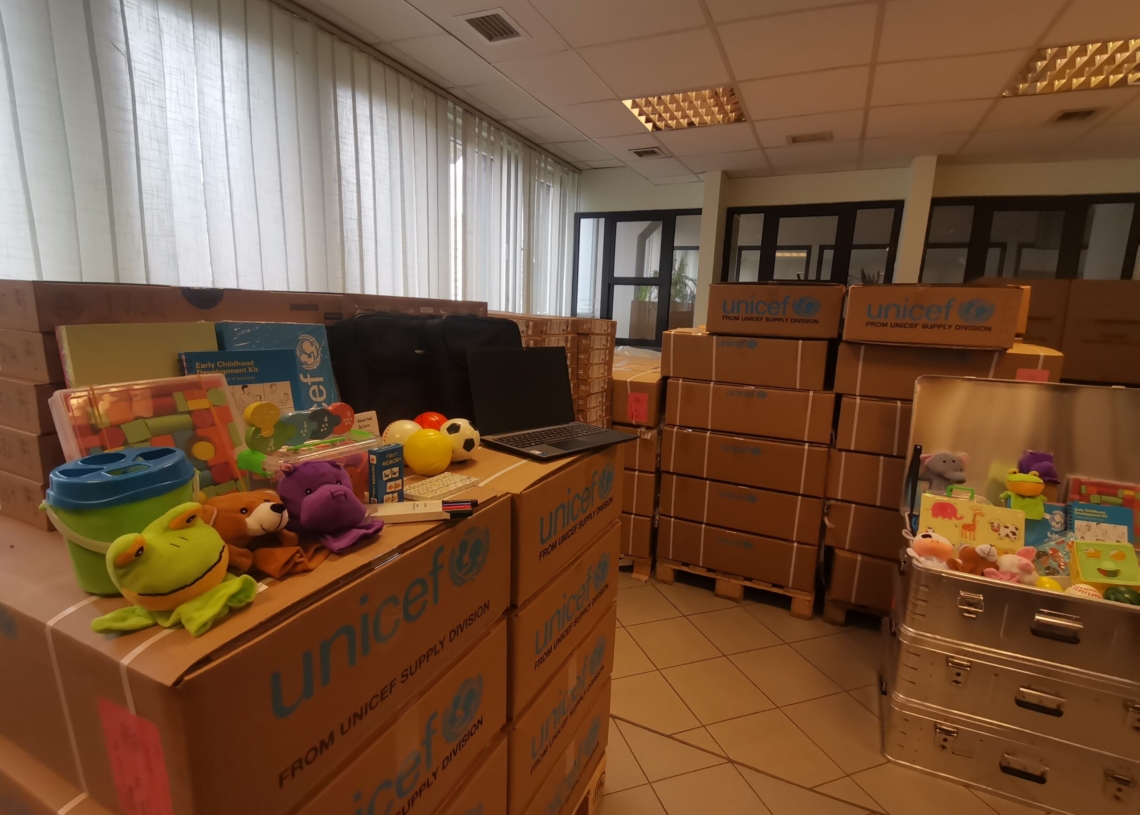 Dary z UNICEF-u trafiły do Łodzi