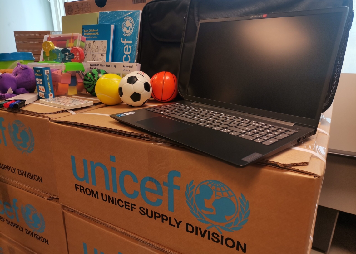 Dary z UNICEF-u trafiły do Łodzi