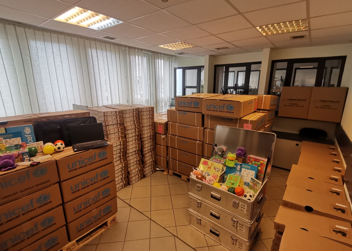 Dary z UNICEF-u trafiły do Łodzi