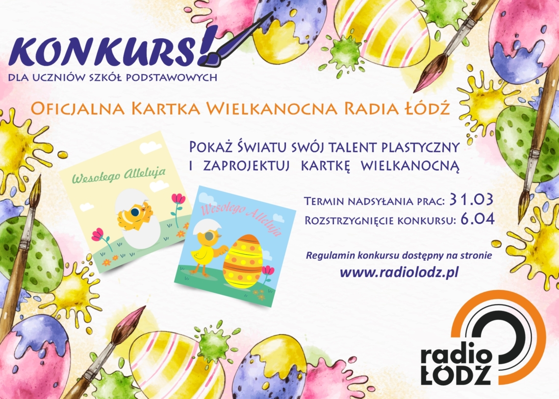 Oficjalna Kartka Wielkanocna Radia Łódź