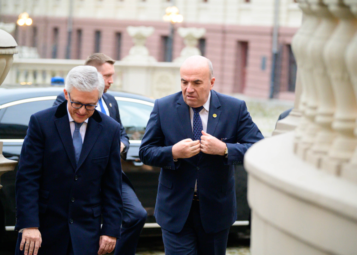 Szczyt B9 w Łodzi - powitanie gości Bukaresztańskiej Dziewiątki