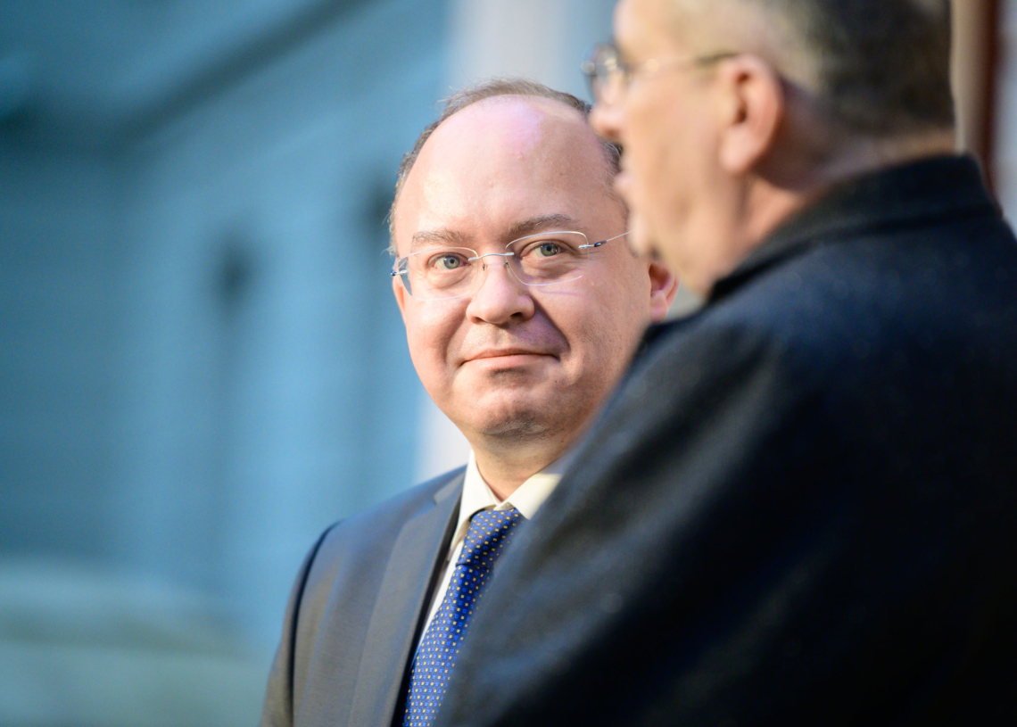 Szczyt B9 w Łodzi - powitanie gości Bukaresztańskiej Dziewiątki