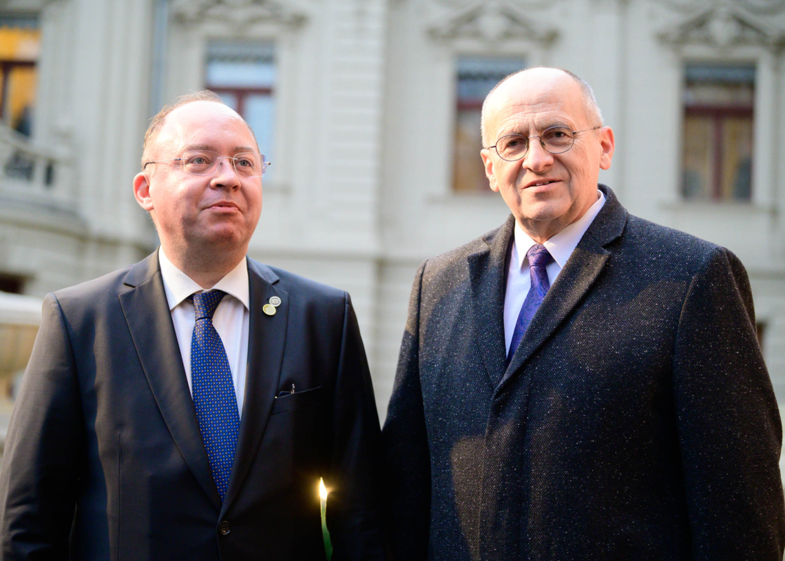 Szczyt B9 w Łodzi - powitanie gości Bukaresztańskiej Dziewiątki