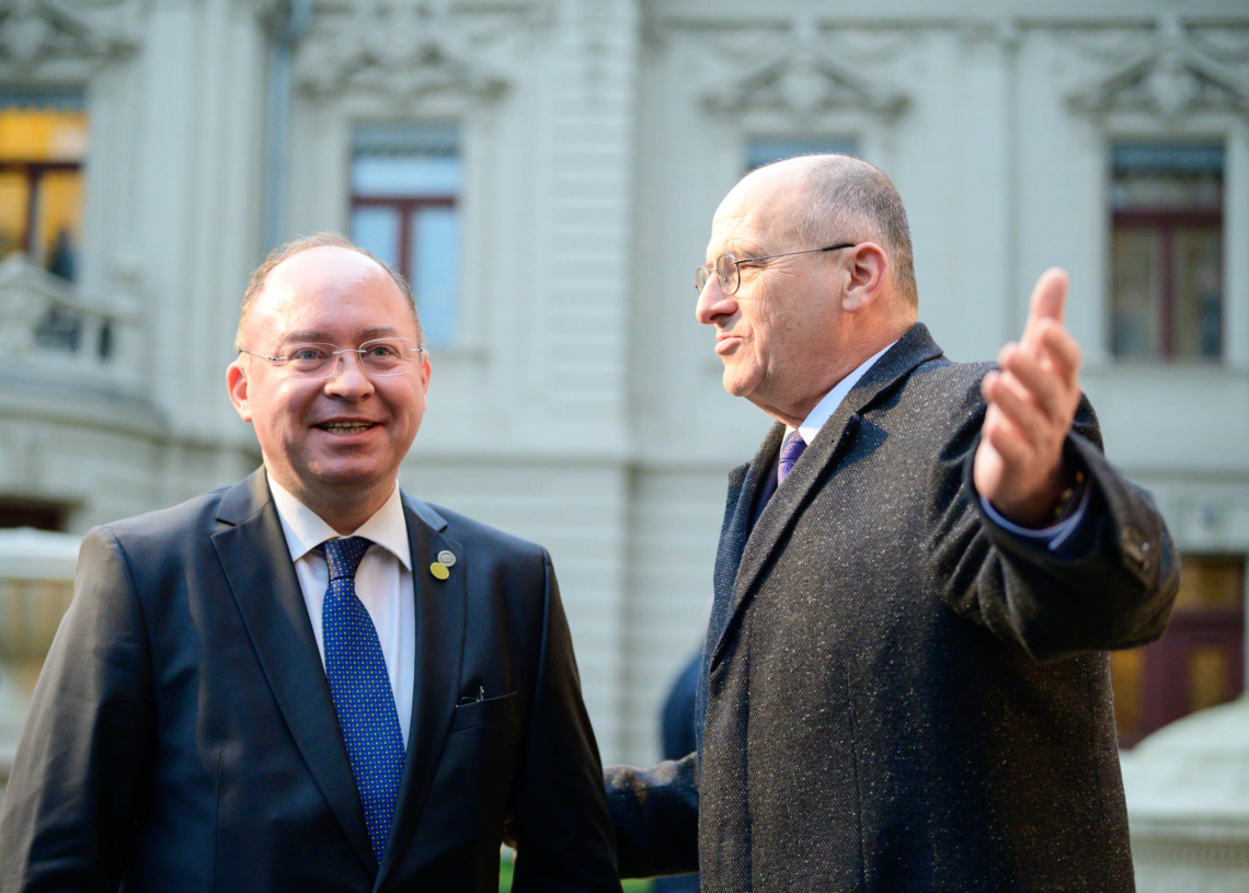 Szczyt B9 w Łodzi - powitanie gości Bukaresztańskiej Dziewiątki
