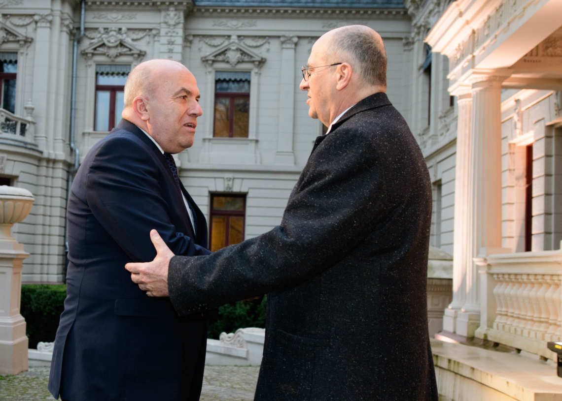 Szczyt B9 w Łodzi - powitanie gości Bukaresztańskiej Dziewiątki