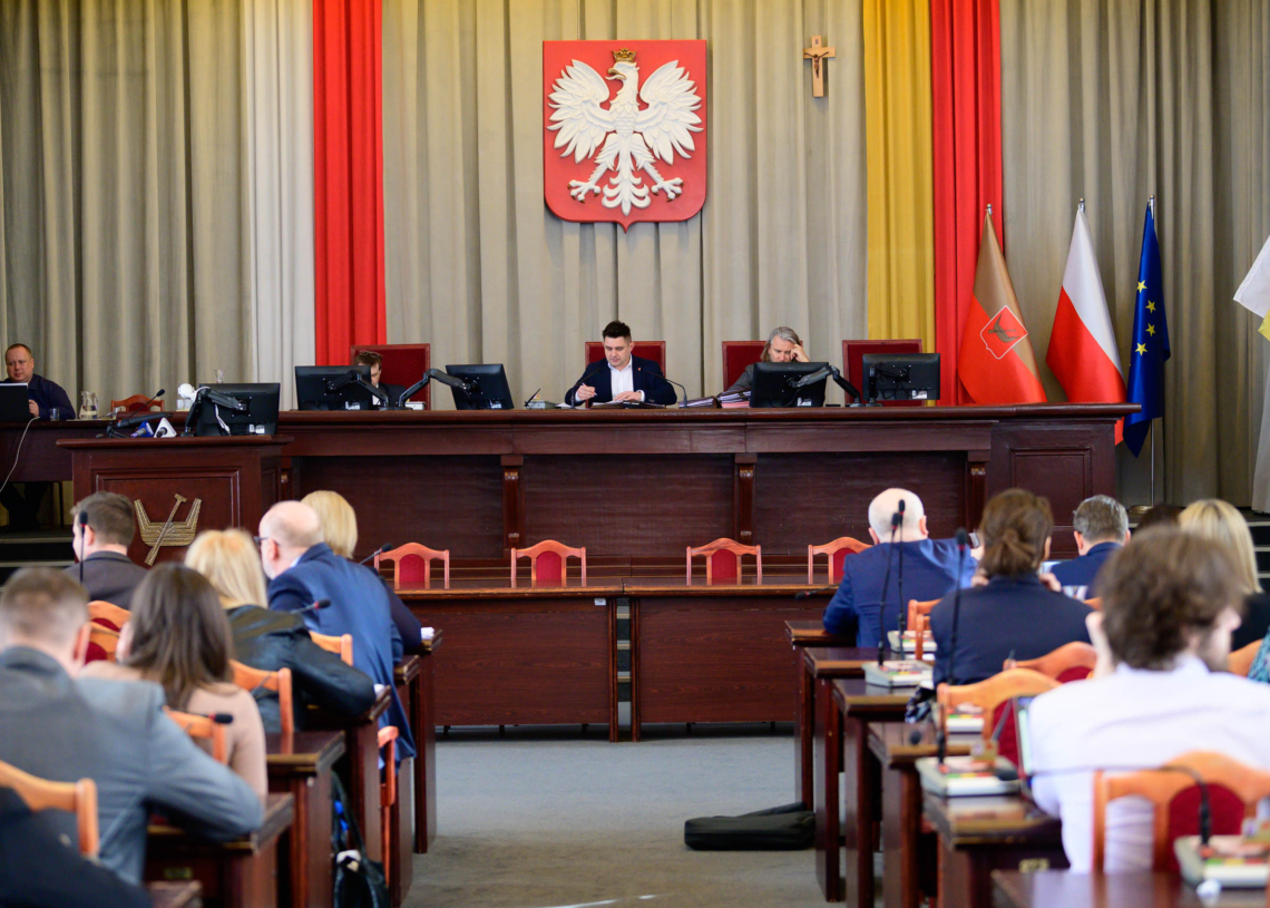 Mieszkańcy Olechowa i Janowa na sesji Rady Miejskiej w Łodzi