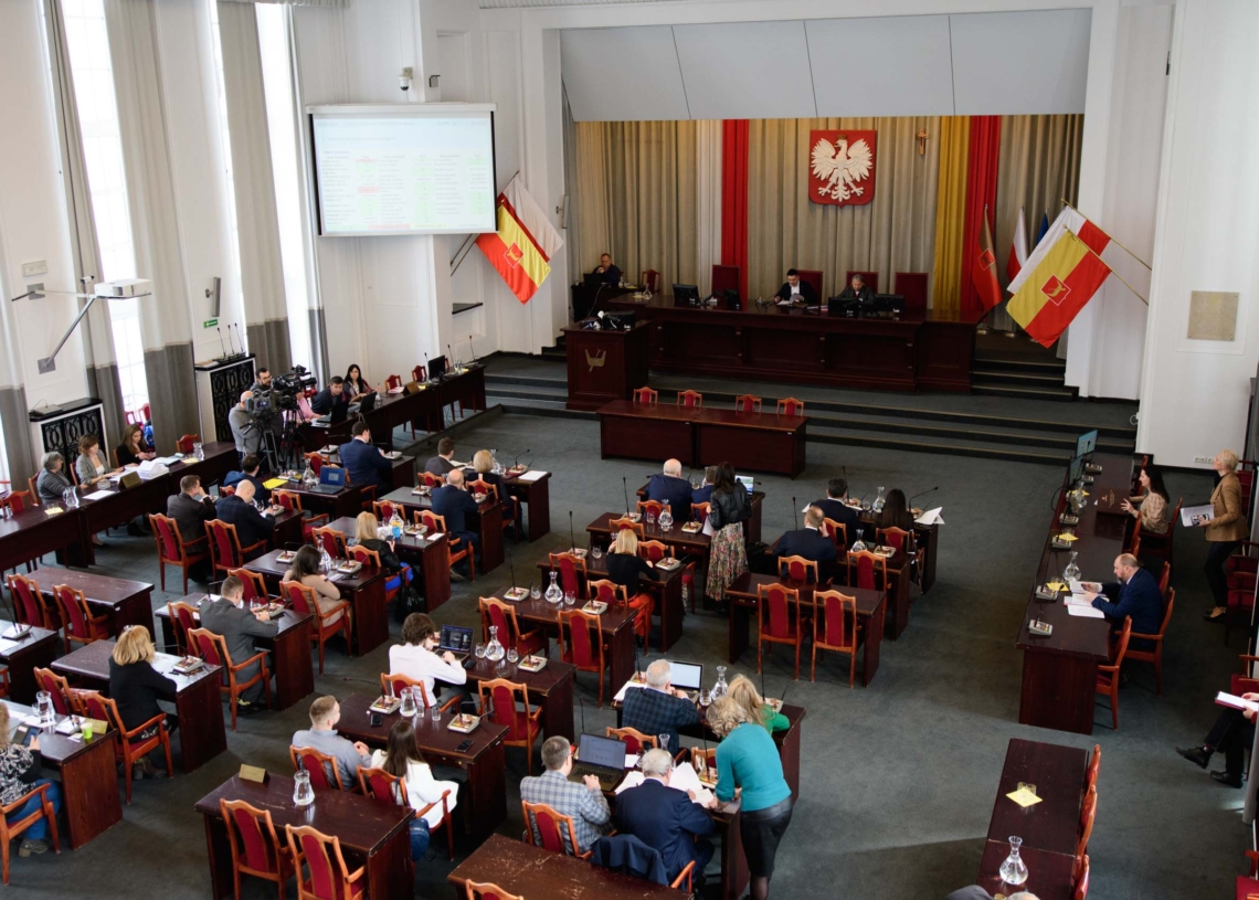 Mieszkańcy Olechowa i Janowa na sesji Rady Miejskiej w Łodzi