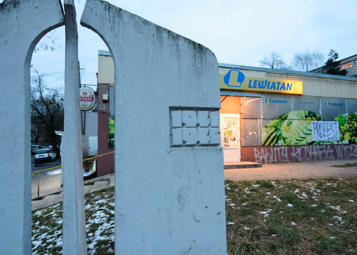 Protest mieszkańców przy Przemysłowej