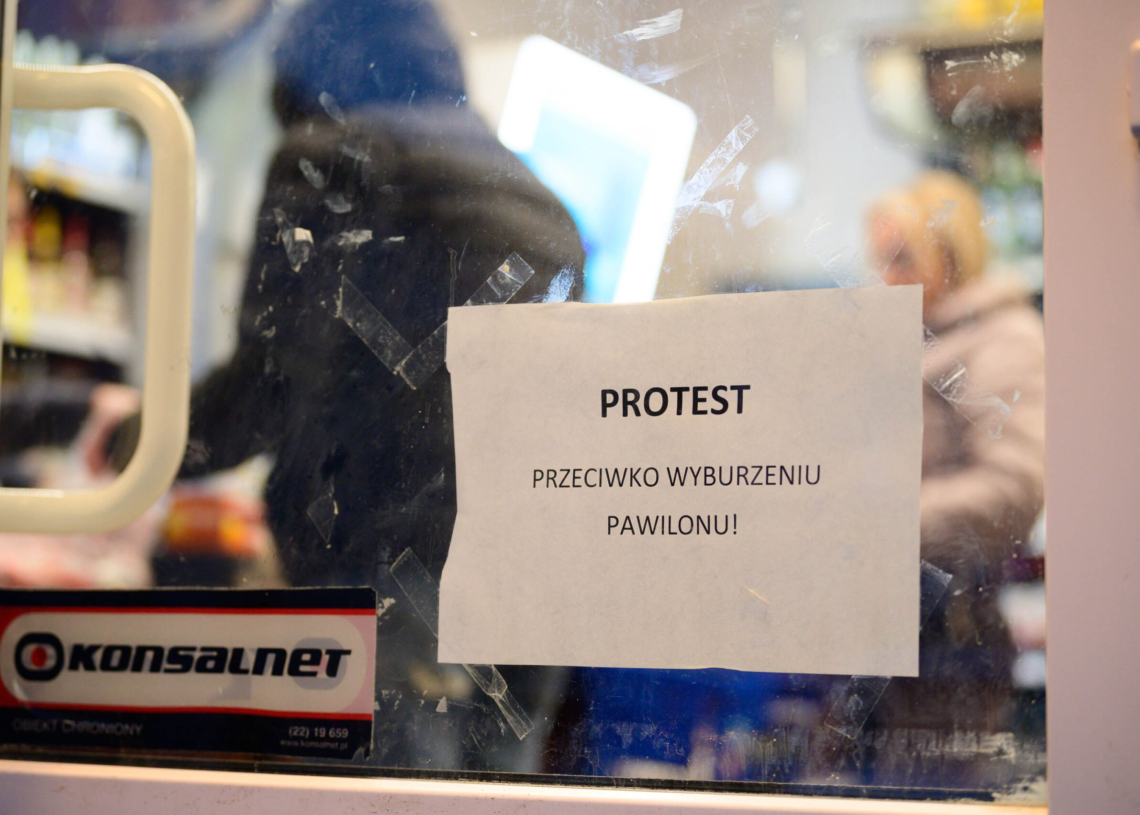 Protest mieszkańców przy Przemysłowej