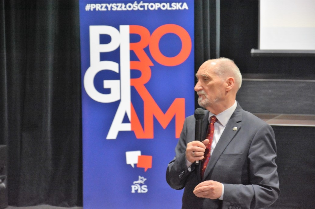 Antoni Macierewicz w Tomaszowie Mazowieckim