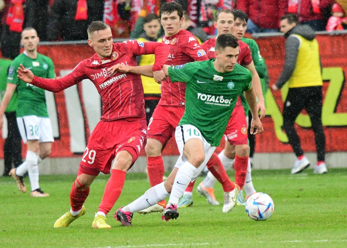 Widzew Łódź - Warta Poznań 0:2 w meczu 23. kolejki PKO BP Ekstraklasy