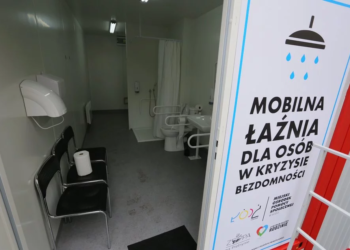 Nowa mobilna łaźnia na Bałutach