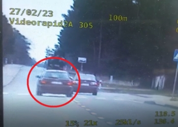 Kębliny: pędził ponad 130 km/h w terenie zabudowanym