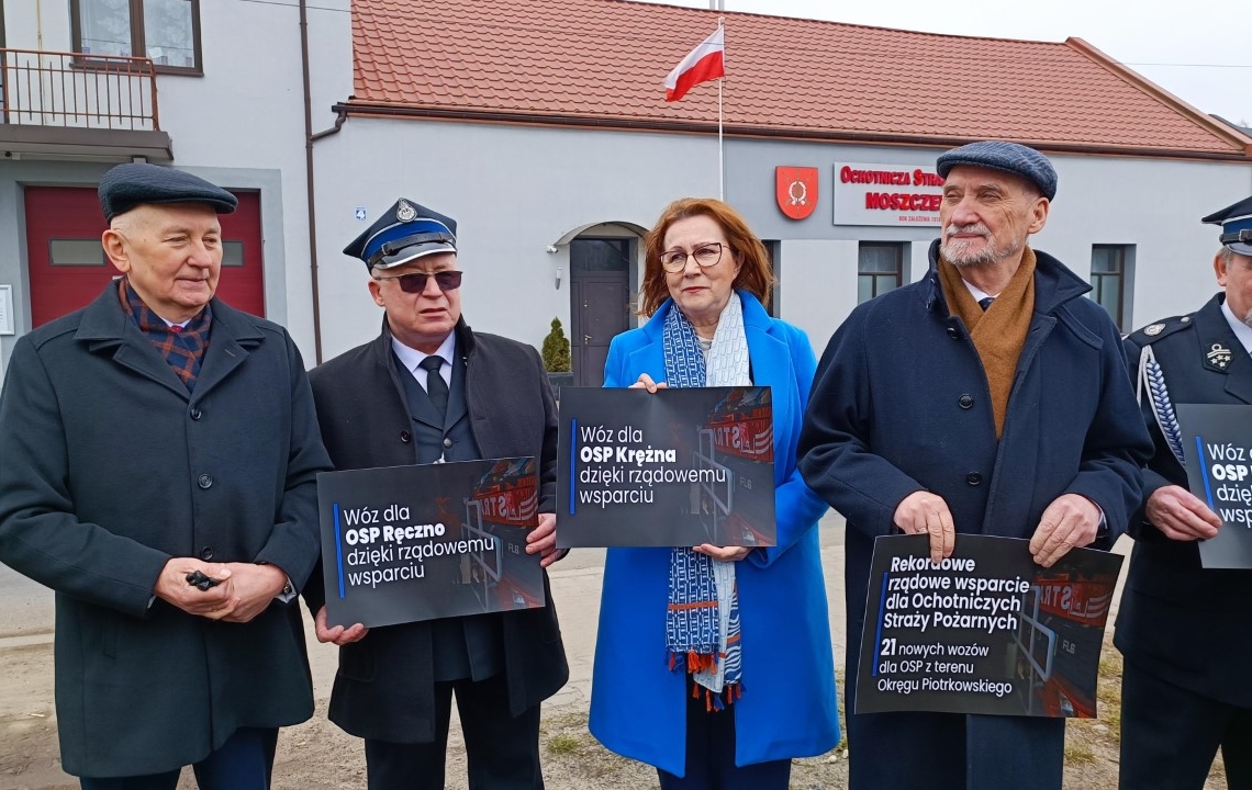 Wóz bojowy dla OSP Moszczenica