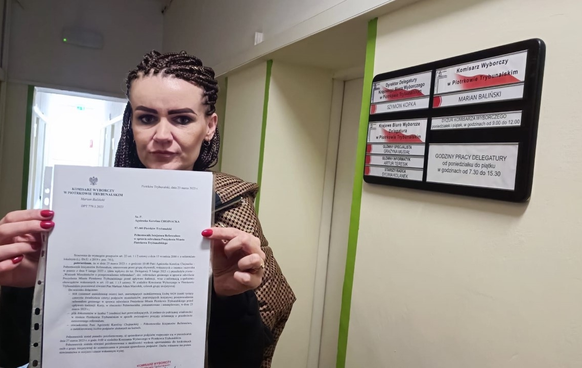 Referendum w Piotrkowie coraz bliżej