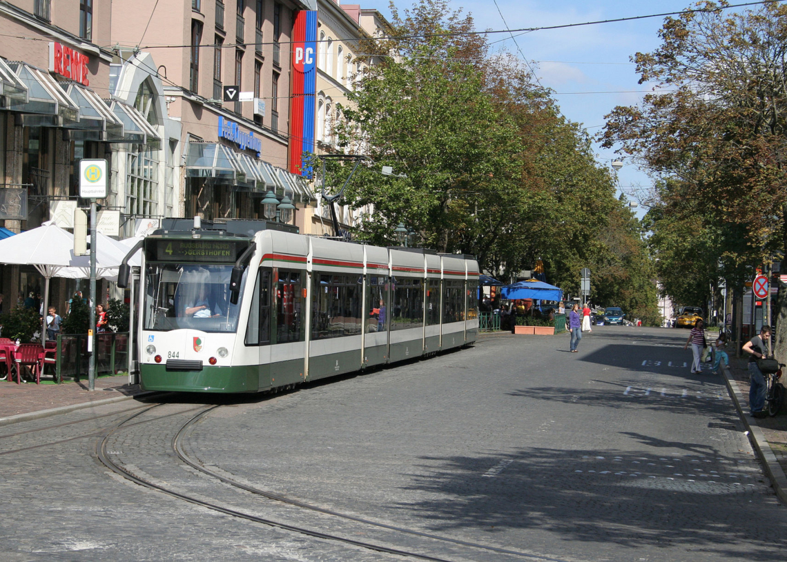 tramwaj w Augsburgu