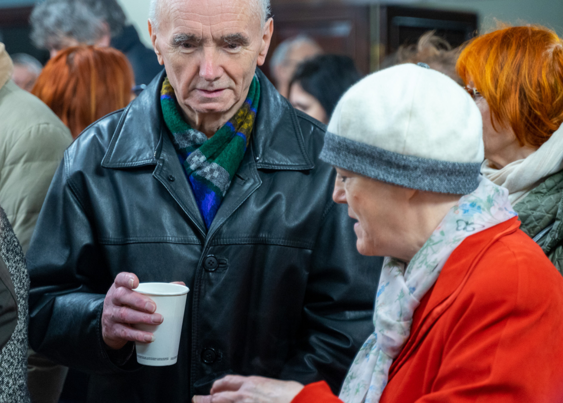 Śniadanie wielkanocne tradycyjnie zorganizował ksiądz Wiesław Kamiński