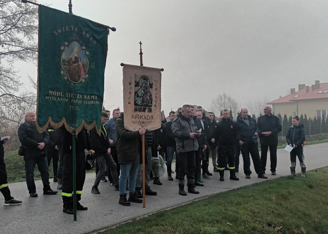 Chodzenie z chorągwią na wsiach łowickich
