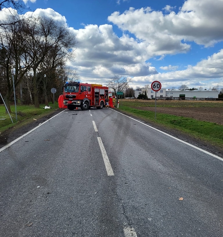 Śmiertelny wypadek na DK70 w Pamiętnej