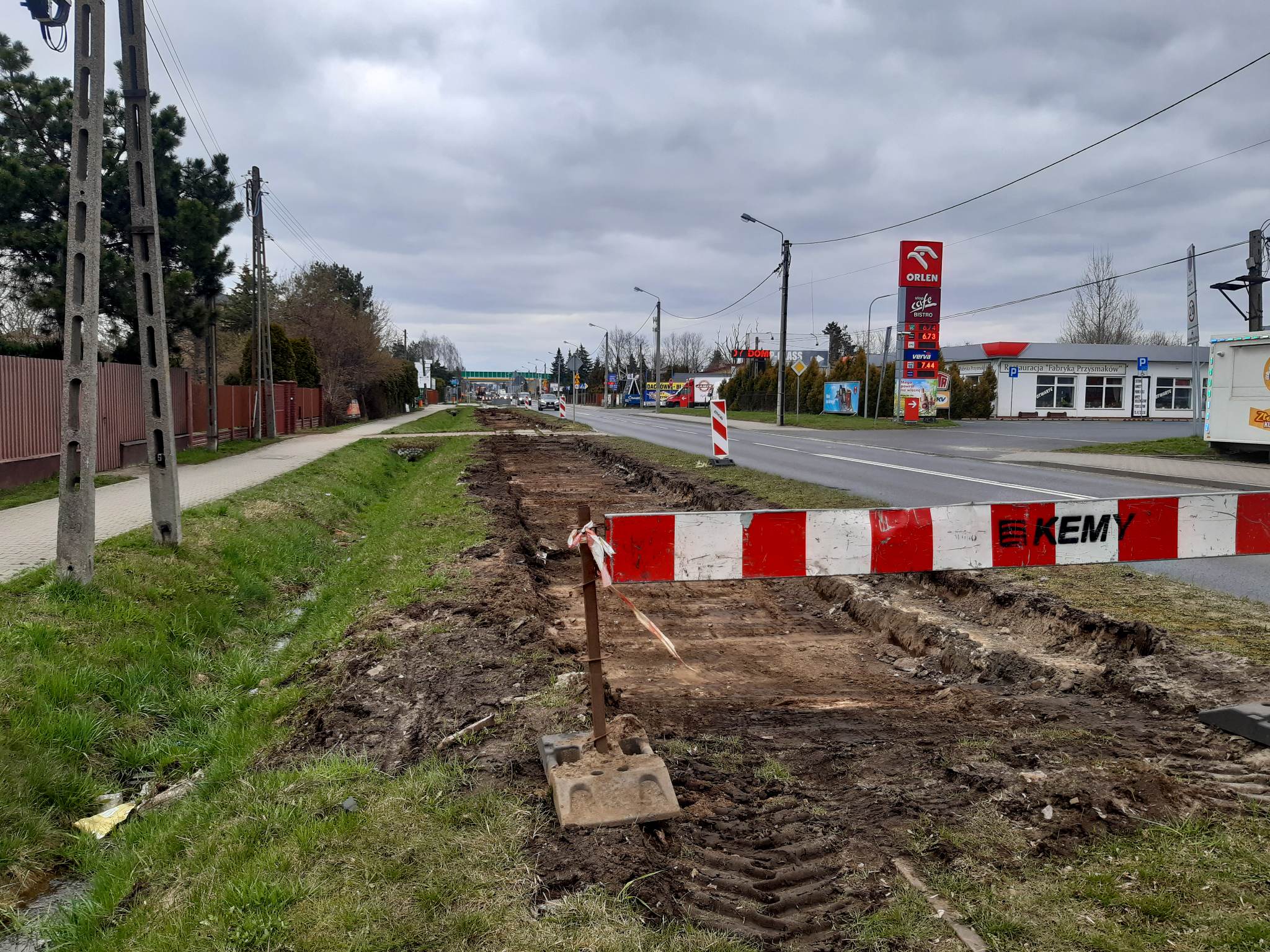 Trasy tramwajowej do Konstantynowa