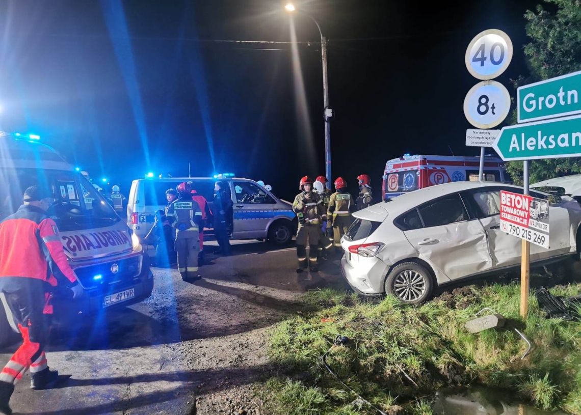 Wypadek w miejscowości Jastrzębie Górne