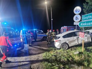 Wypadek w miejscowości Jastrzębie Górne