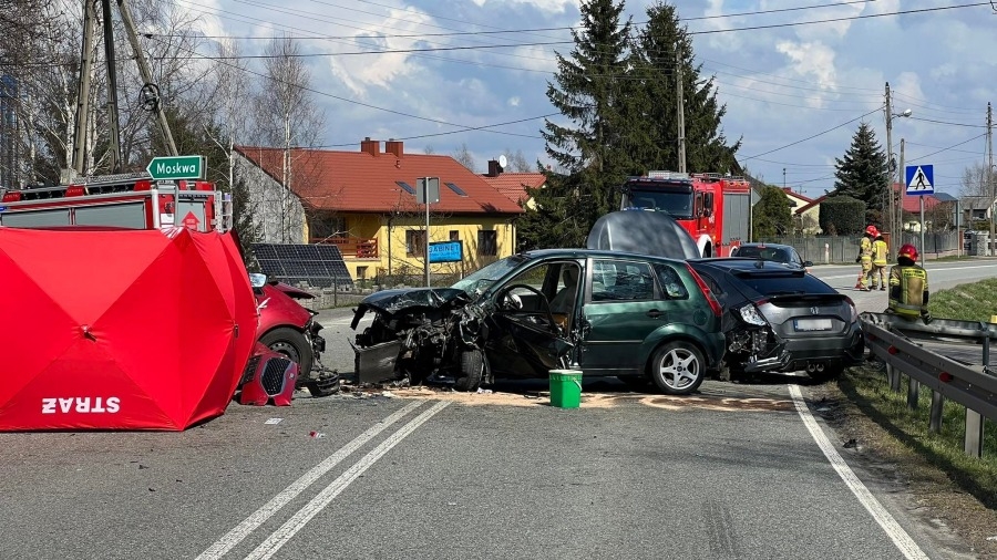 Zmarł 92-letni kierowca, sprawca śmiertelnego wypadku w Lipinach 1 wypadku w Lipinach
