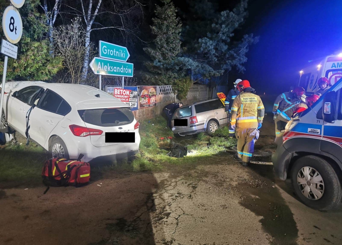 Wypadek w miejscowości Jastrzębie Górne