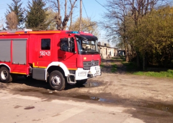 pożar w Ozorkowie