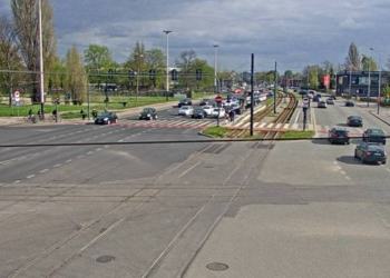 zatrzymanie ruchu tramwajów na Włókniarzy