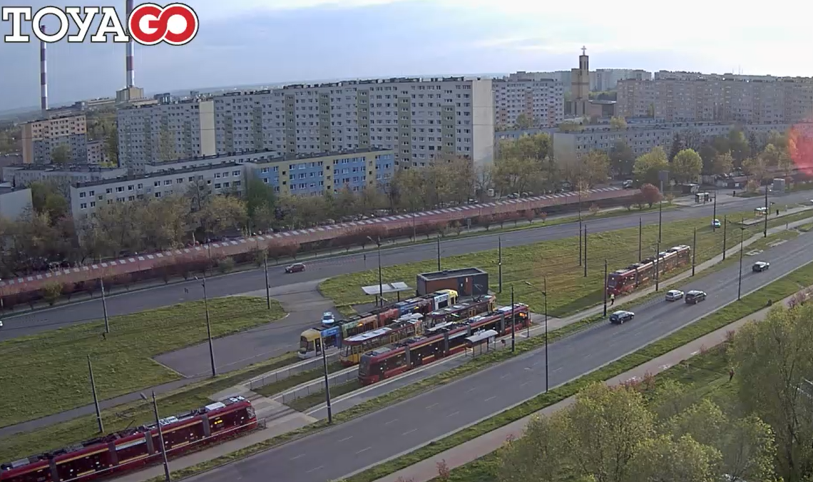 zderzenie tramwajów na Rokicińskiej