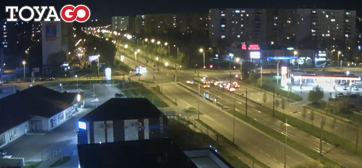 zatrzymanie ruchu tramwajów na Retkini