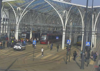 zatrzymanie ruchu tramwajów na Kościuszki