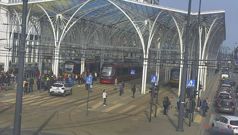 zatrzymanie ruchu tramwajów na Kościuszki